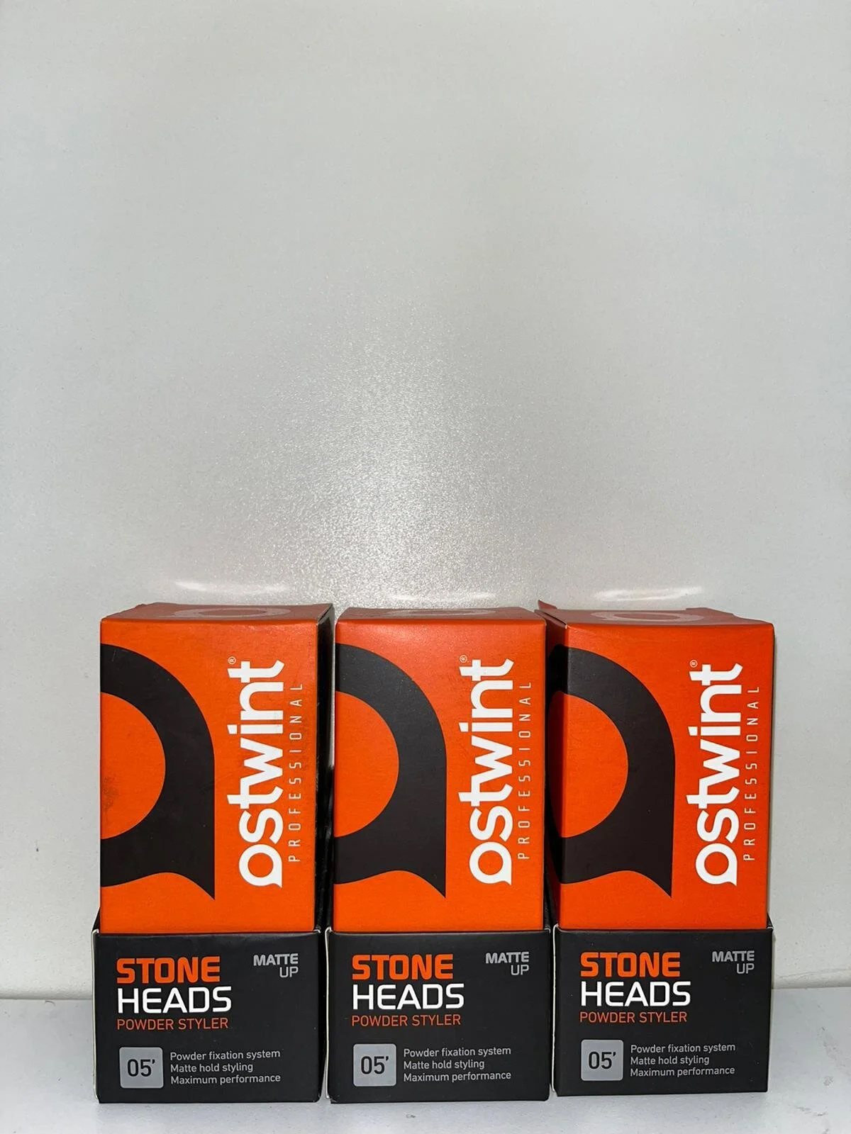 Ostwint 05 Stone Heads Turuncu Mat Pudra Orta Keratinli 3x20 ml Wax
