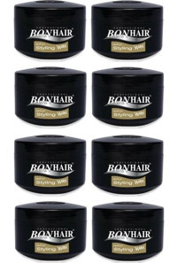 Bon Hair Styling Professoinal Doğal - Mat Krem Orta Organik 8x140 ml Wax