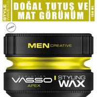 Vasso Apex Pro Paste Doğal - Mat Macun Orta Keratinli 150 ml Wax