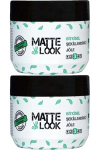 Matte Look Bitkisel Mat Jel Sert Bitkisel 2x300 ml Jöle
