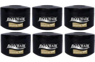Bon Hair Styling Professoinal Doğal - Mat Krem Orta Organik 6x140 ml Wax