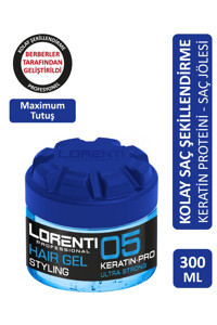LORENTİ No:5 Doğal Jel Ekstra Sert Keratinli 300 ml Jöle