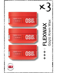 Schwarzkopf Osis Flexwax Krem Ekstra Sert Balmumu 3x85 ml Wax