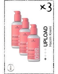 Schwarzkopf Upload Doğal Krem Orta Keratinli 3x200 ml Wax