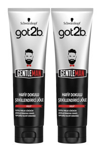 Schwarzkopf Gentleman Doğal - Parlak Jel Hafif Su Bazlı 2x150 ml Jöle