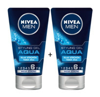 Nivea Aqua No:6 Islak Jel Sert 2x150 ml Jöle