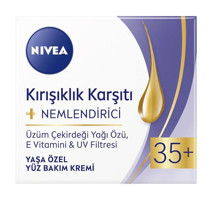 Nivea 35+ Tüm Ciltler Anti-Aging, Kırışıklık Giderici Yüz Krem 50 ml