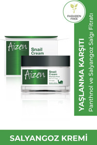 Aizen Snail Cream Nemlendirici Tüm Ciltler Anti-Aging, Kırışıklık Giderici Yüz Krem 50 ml