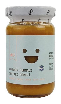 Og Natural Tahılsız Organik Hurmalı-Şeftalili Probiyotikli Kavanoz Maması 105 gr