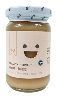 Og Natural Tahılsız Organik Armutlu-Hurmalı Probiyotikli Kavanoz Maması 105 gr