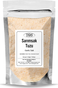 Tos The Organic Spices İyotsuz Toz Sarımsak Tuzu Paket 1 kg