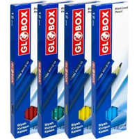Globox 12'li Altıgen Siyah 2B Kurşun Kalem Seti