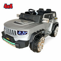 Maxi Taxi 12 V Üstü Açık İki Kişilik Akülü Jip Gri