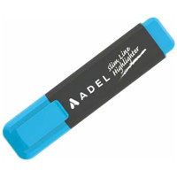 Adel Slim Line Pastel Mavi Kesik Uçlu Fosforlu Kalem