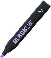 Adel Blackline Pastel Mor Kesik Uçlu Fosforlu Kalem