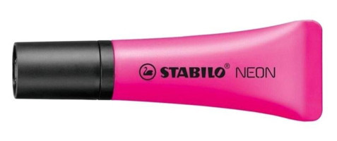 Stabilo Neon Mini 10'lu Neon Pembe Kesik Uçlu Fosforlu Kalem Seti