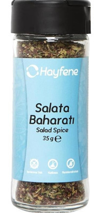 Hayfene Glutensiz Organik Vegan Sarımsaklı Salata Çeşni 35 gr