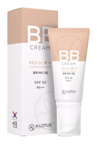 K-Lotus Beauty Neo Glow Tüm Ciltler İçin Su Bazlı Işıltılı BB Krem Açık Ton
