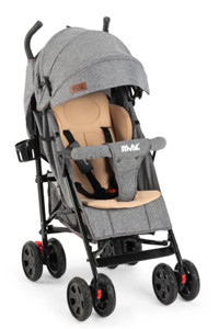 Loove Bebe Çift Yönlü Katlanabilir 360 Derece Dönen Tam Yatar Baston Bebek Arabası