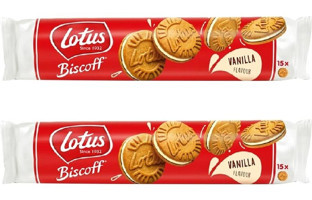 Lotus Biscoff Sandwich Vanilyalı Bisküvi 2x150 gr