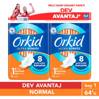 Orkid Ultra Gündüz 32'li Hijyenik Ped 2 Adet