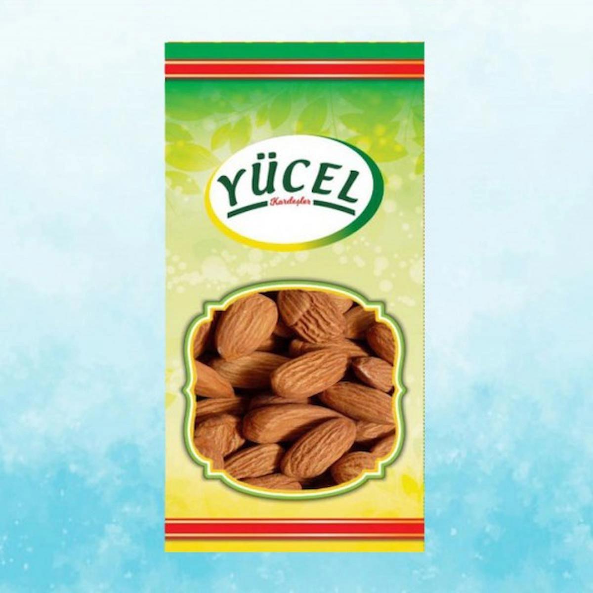 Ycl Kavrulmuş Tuzsuz Organik Glutensiz Tane İçi Badem 1 kg
