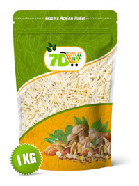 7d Kürdan Çiğ Tuzsuz Organik Glutensiz Tane İçi Badem 1 kg