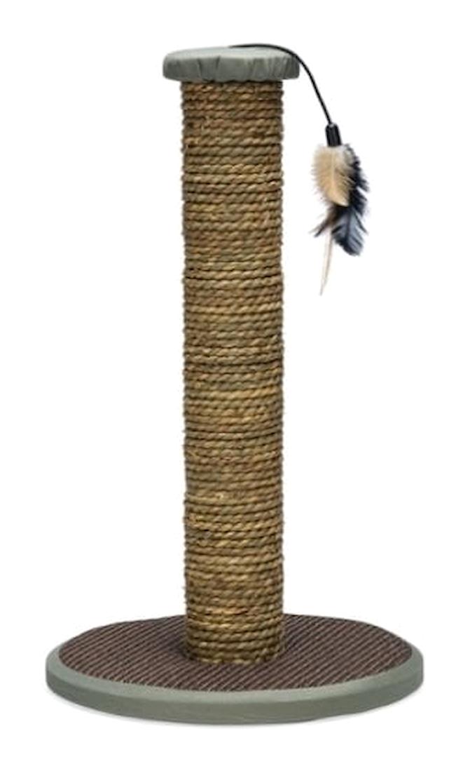 Beeztees Rofta Tüylü Oyuncaklı 49 cm Kedi Tırmalama Direği