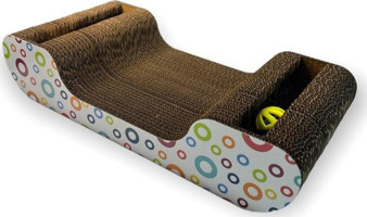 Rotipet Oyuncaklı Kedi Otlu 44 cm Kedi Tırmalama Kartonu