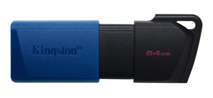 Kingston DTXM USB 3.2 64 GB Flash Belek Mavi-Siyah