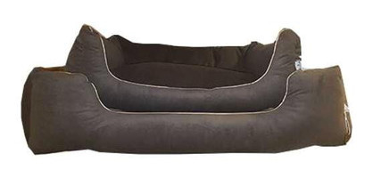 Bedspet 80x60 cm Ortopedik Yıkanabilir Küçük Irk İç Mekan Köpek Yatağı Gri