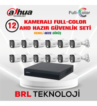 Dahua Ethernet 12 Kameralı Gece Görüşlü Dış Mekan Kablosuz Güvenlik Kamerası