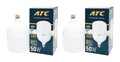 Atc Led Bulb 50 W Tasarruflu Beyaz E27 Armut Led Ampul
