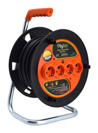 Bylion PMK-40325-F 3500 W Topraklı 4'lü 40 m Uzatma Kablosu Siyah