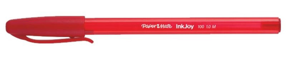 Paper Mate Tek Renkli 1 mm Set Kırmızı 50'li Tükenmez Kalem