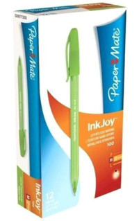 Paper Mate Tek Renkli 1 mm Set Yeşil 12'li Tükenmez Kalem