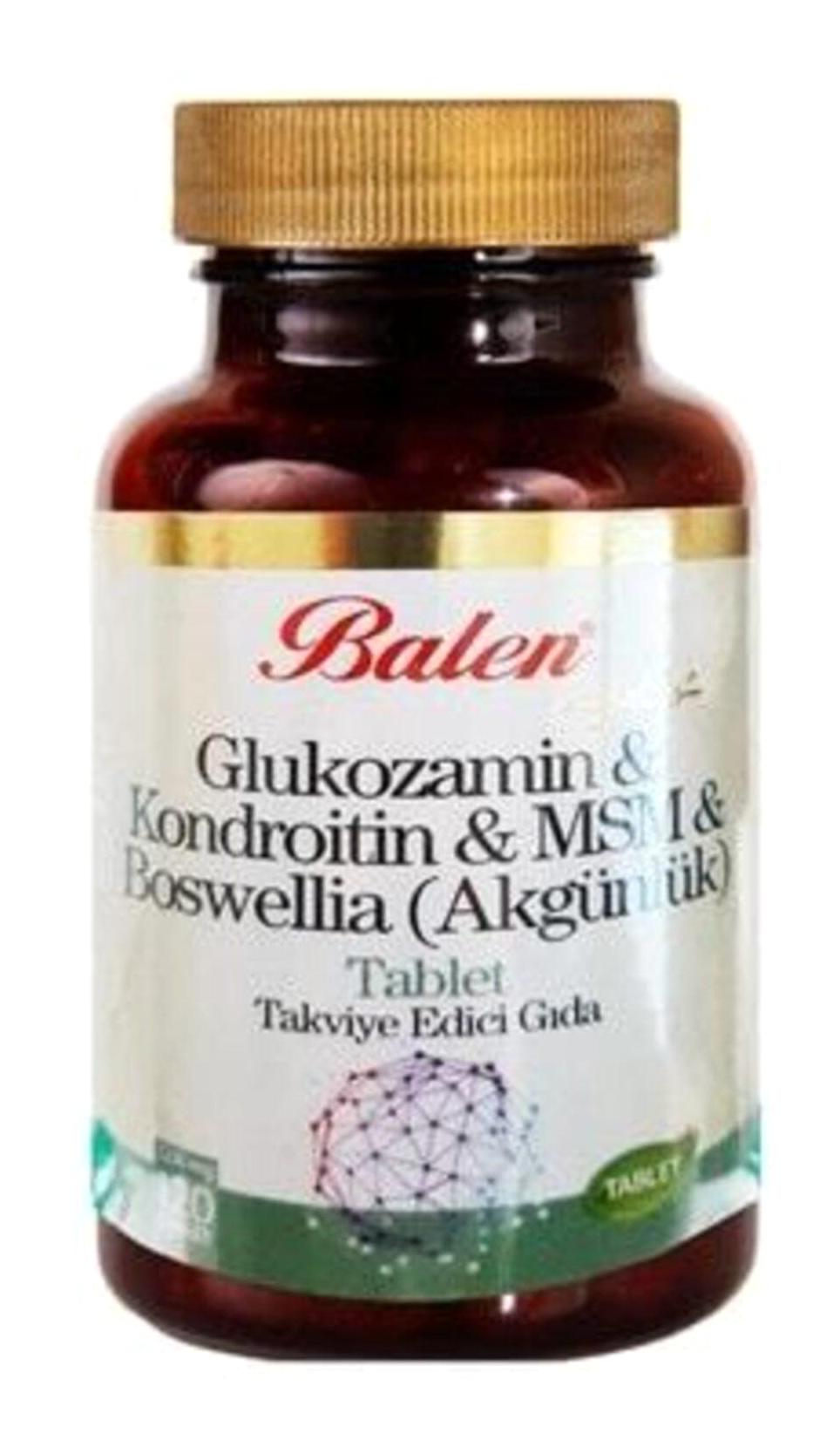 Balen MSM Boswelia (Akgünlük) Glukozamin 120 Tablet
