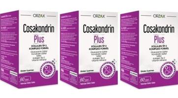Orzax Cosakondrin Plus Kolajenli Glukozamin 3x60 Tablet