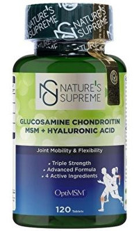 Nature's Supreme Chondroitin MSM + Hyaluronic Acid Glukozamin 120 Tablet