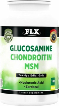 Flx Chondroitin Msm Zerdeçal Hyoluronic Asit Glukozamin 180 Tablet