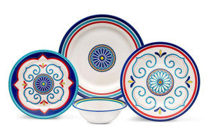 Jumbo Morocco 24 Parça 6 Kişilik Yemek Takımı