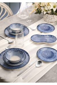 Noble Life Ocean Porselen 6 Kişilik Yemek Takımı 27 Parça