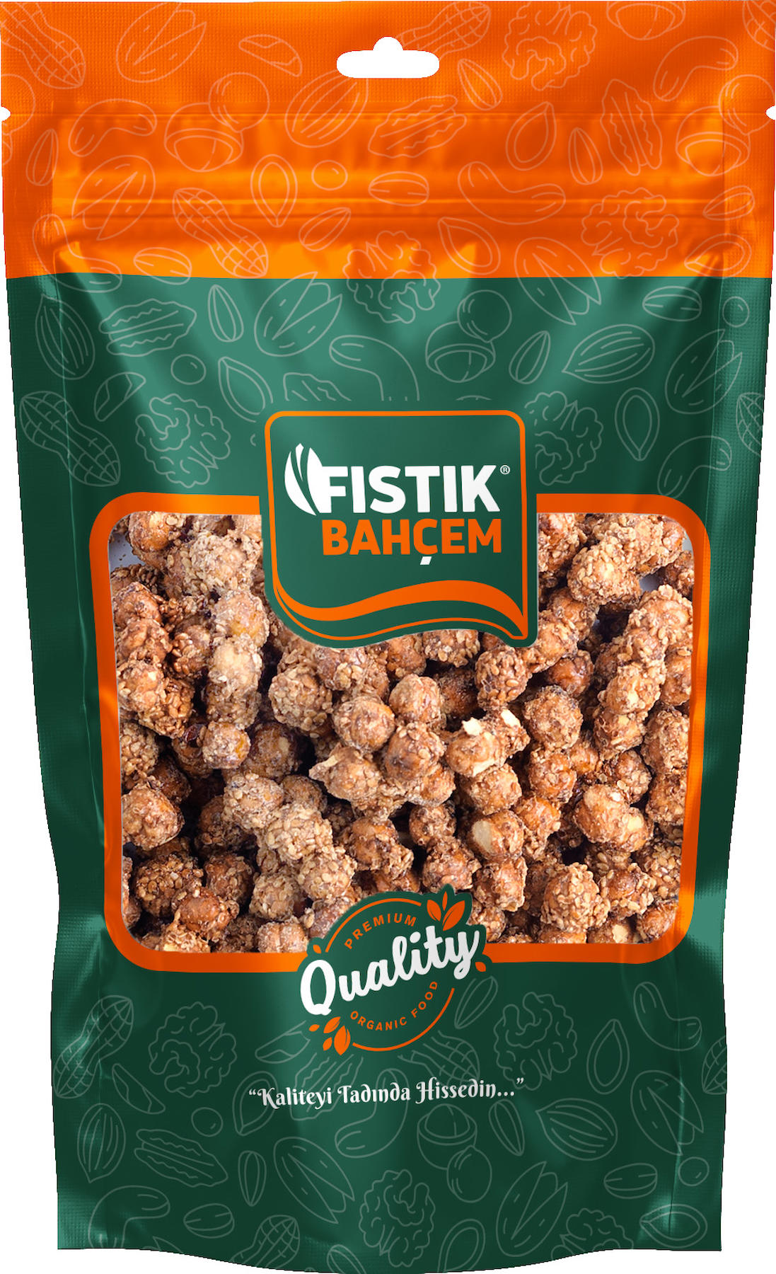 Fıstık Bahçem Ballı-Susamlı Sarı Leblebi 1 kg