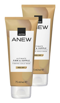 Avon Anew Ultimate Firm and Suppe Soyulabilir Yüz Maskesi 2x75 ml