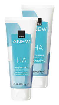 Avon Anew Gece Nemlendirici Yüz Maskesi 2x75 ml