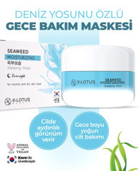 Klotus Beauty Seaweed Moisturizing Uyku Nemlendirici Yüz Maskesi 30 ml