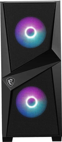 Msi Mag Forge 100R RGB Mesh 1 Fanlı Siyah Dikey ATX Oyuncu Bilgisayar Kasası
