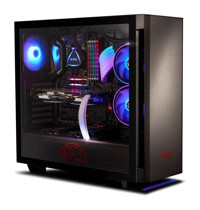 Xpg Invader-Bkcww RGB Mesh 3 Fanlı Siyah Dikey ATX Oyuncu Bilgisayar Kasası