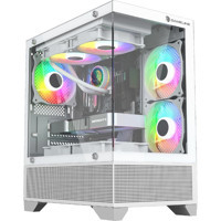 Gameline Armor V2 RGB Mesh 5 Fanlı Siyah Dikey Mid Tower Oyuncu Bilgisayar Kasası