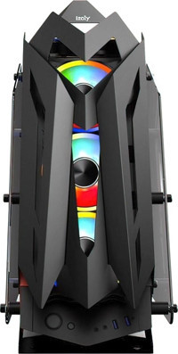 Izoly Ls-900B RGB 5 Fanlı Siyah Dikey FULL Tower Oyuncu Bilgisayar Kasası